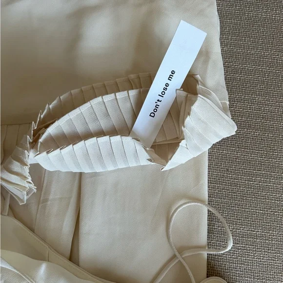 BEST Reformation Suki Midi Dress - Fior Di Latte Cream Wedding Party Cocktail - Picture 8 of 10